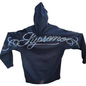 Supreme Swarovski crystal hoodie